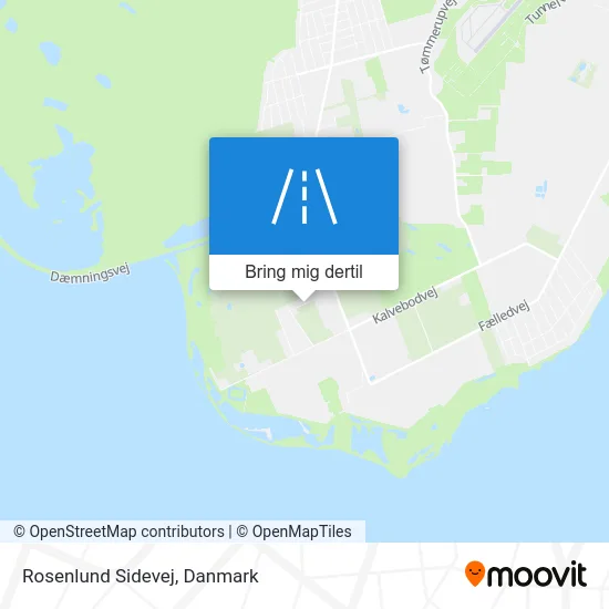 Rosenlund Sidevej kort