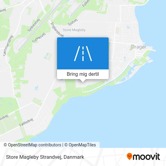 Store Magleby Strandvej kort