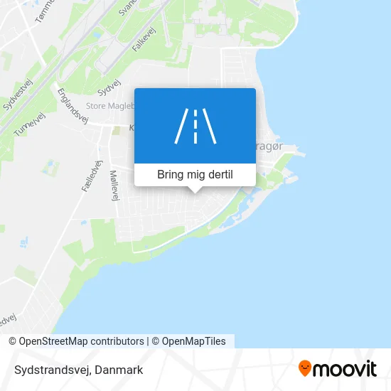 Sydstrandsvej kort