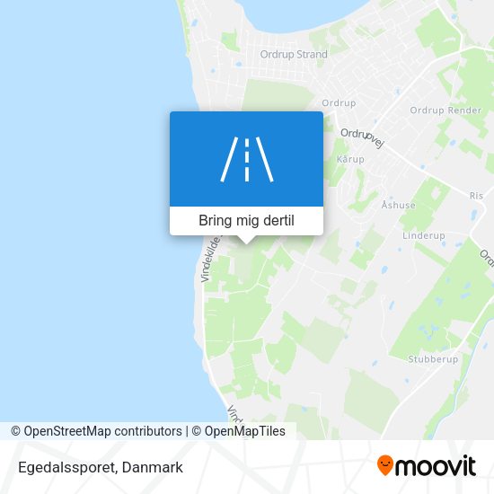 Egedalssporet kort