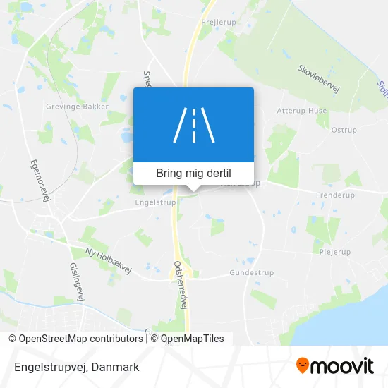 Engelstrupvej kort