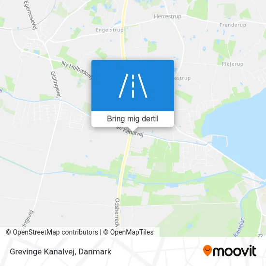 Grevinge Kanalvej kort