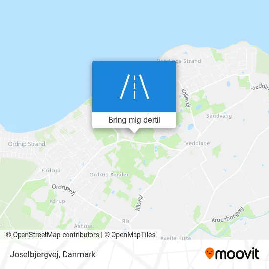 Joselbjergvej kort