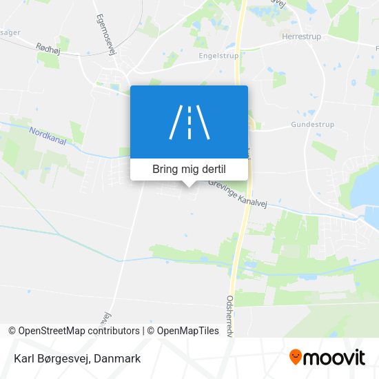 Karl Børgesvej kort