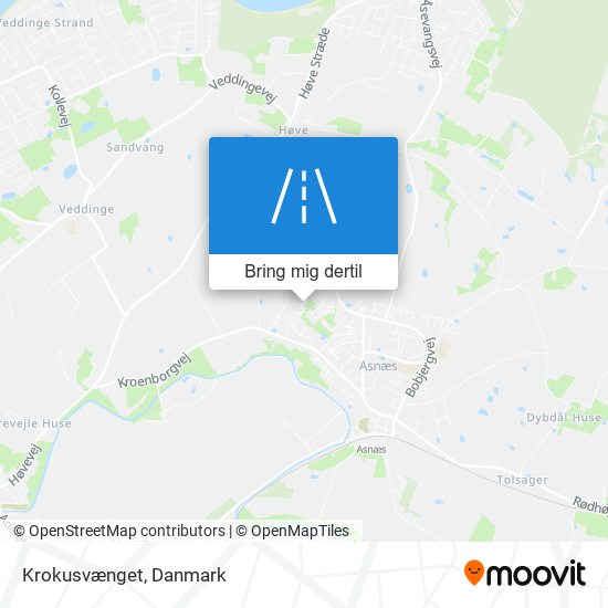 Krokusvænget kort