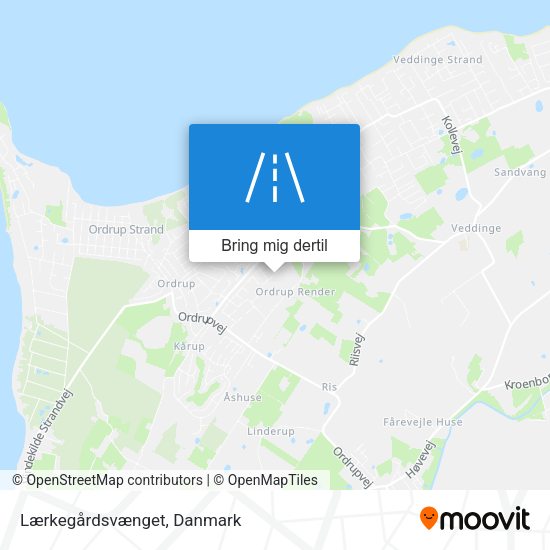 Lærkegårdsvænget kort