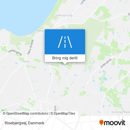 Risebjergvej kort