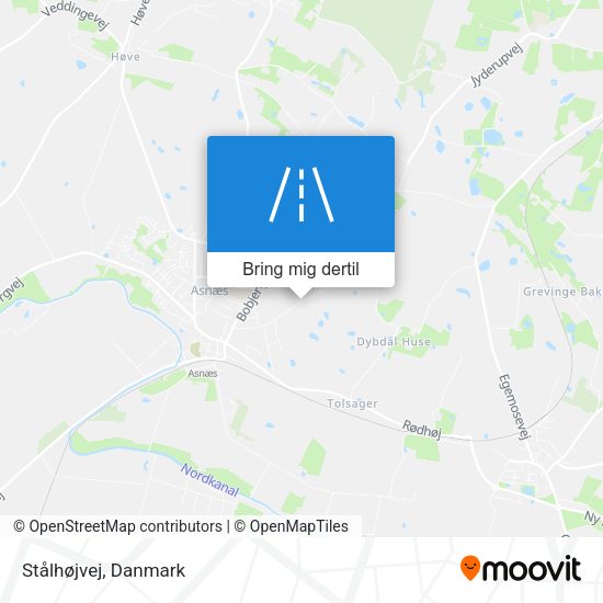 Stålhøjvej kort