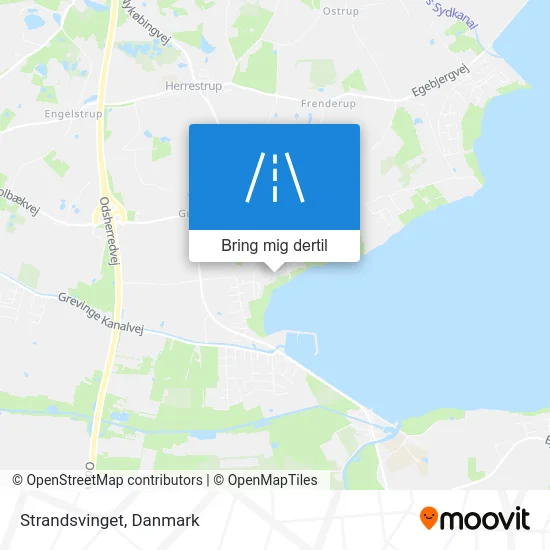 Strandsvinget kort