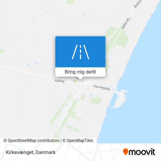 Kirkevænget kort