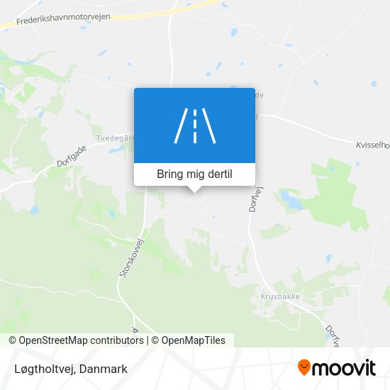 Løgtholtvej kort