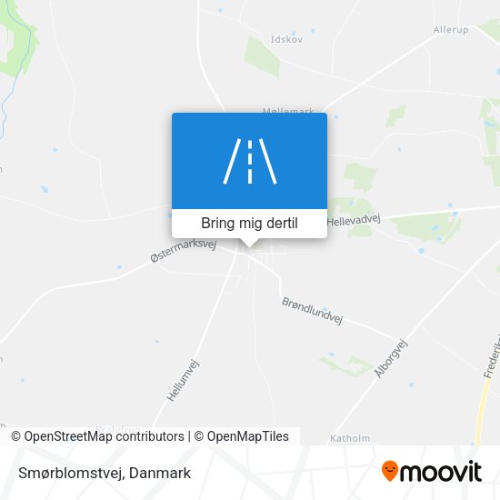 Smørblomstvej kort