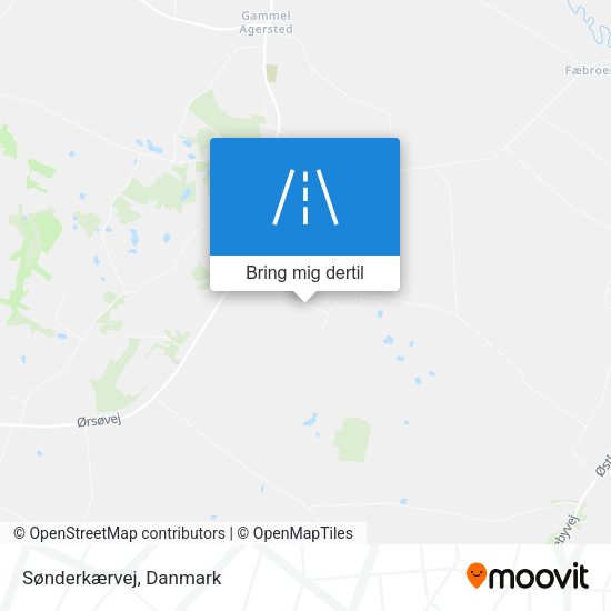 Sønderkærvej kort