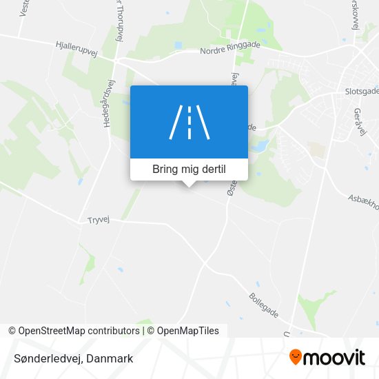 Sønderledvej kort