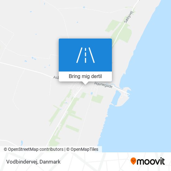 Vodbindervej kort