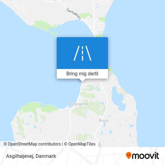 Asgilhøjevej kort