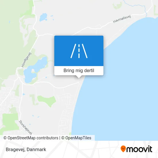 Bragevej kort