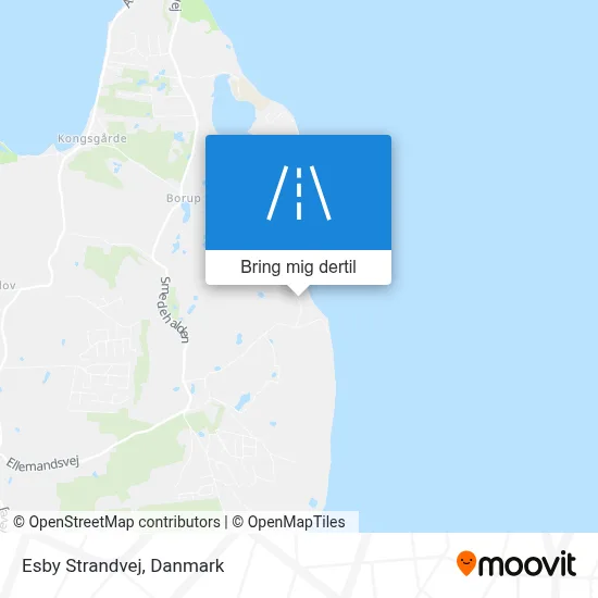 Esby Strandvej kort
