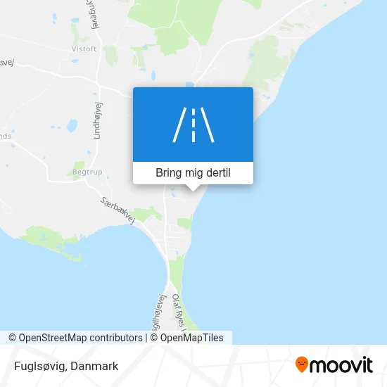Fuglsøvig kort