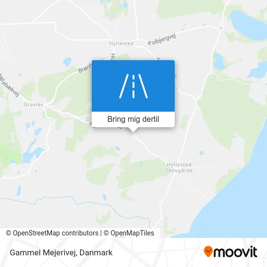 Gammel Mejerivej kort