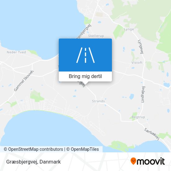 Græsbjergvej kort