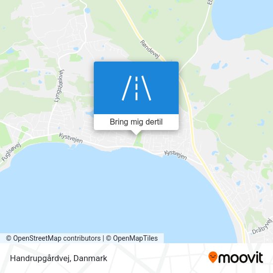 Handrupgårdvej kort