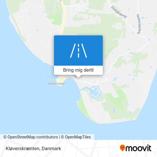 Kløverskrænten kort