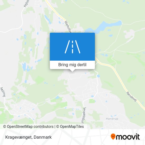 Kragevænget kort