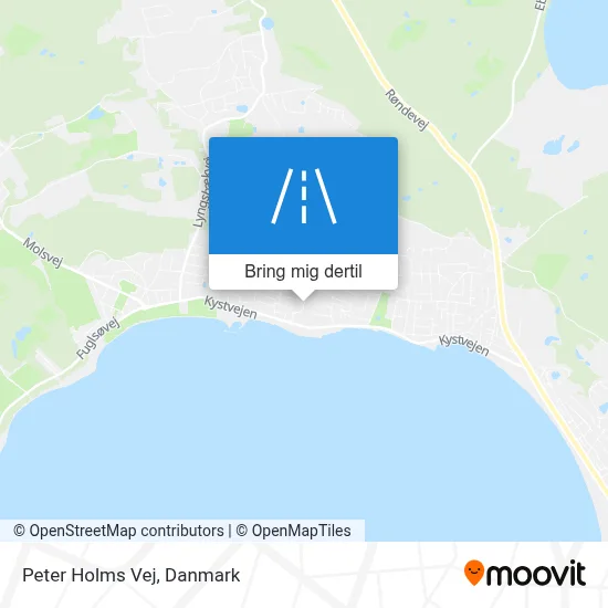 Peter Holms Vej kort