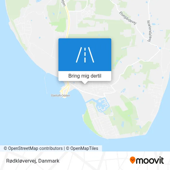 Rødkløvervej kort