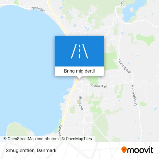 Smuglerstien kort