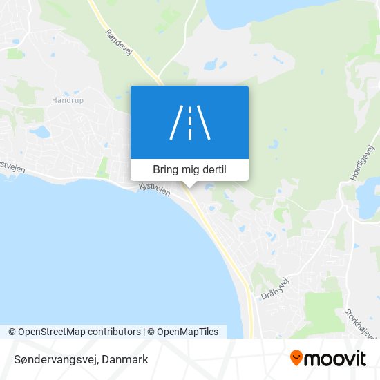 Søndervangsvej kort