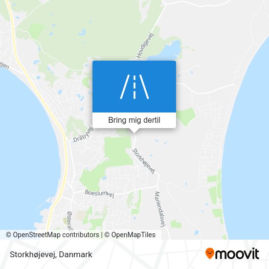 Storkhøjevej kort