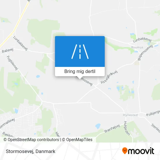 Stormosevej kort