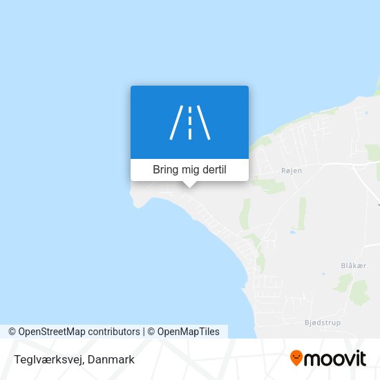 Teglværksvej kort