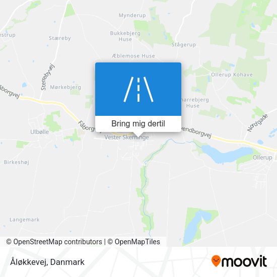 Åløkkevej kort
