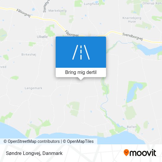 Søndre Longvej kort