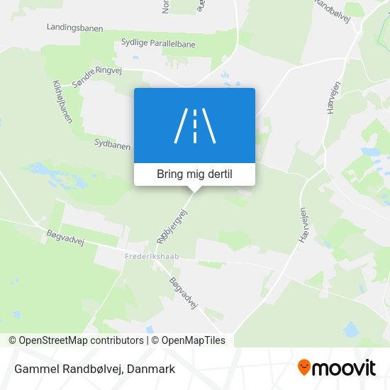 Gammel Randbølvej kort