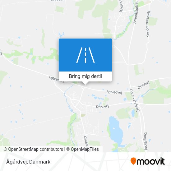 Ågårdvej kort