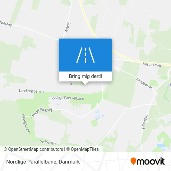 Nordlige Parallelbane kort