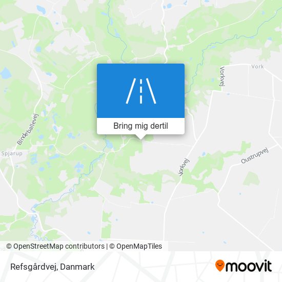 Refsgårdvej kort