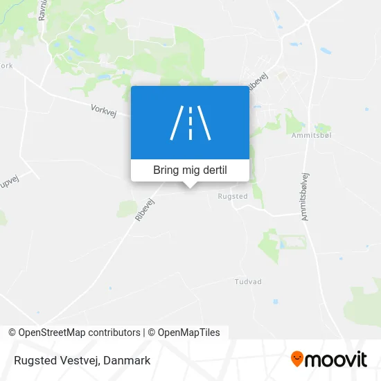 Rugsted Vestvej kort