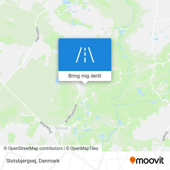 Slotsbjergvej kort