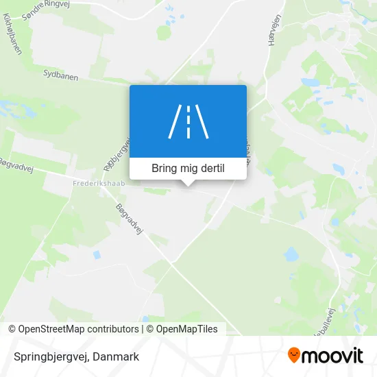 Springbjergvej kort