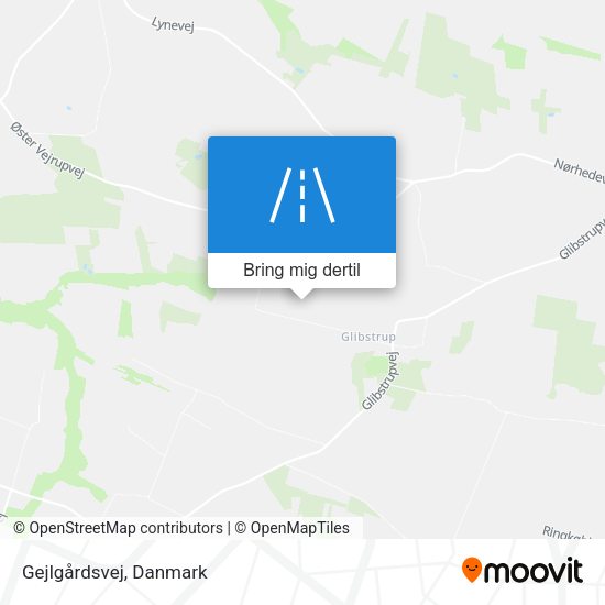 Gejlgårdsvej kort