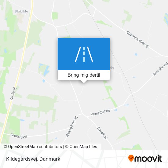 Kildegårdsvej kort