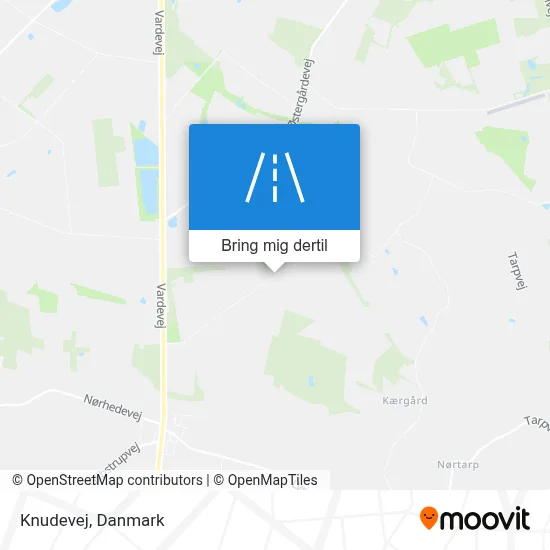 Knudevej kort