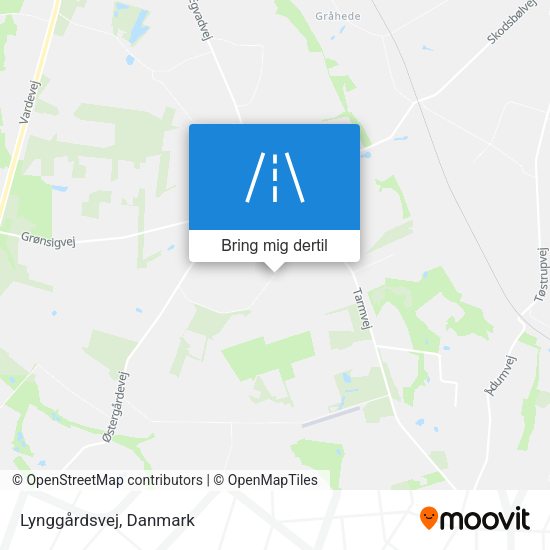 Lynggårdsvej kort
