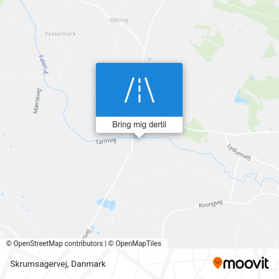 Skrumsagervej kort