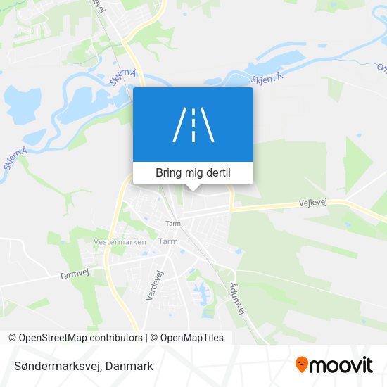 Søndermarksvej kort
